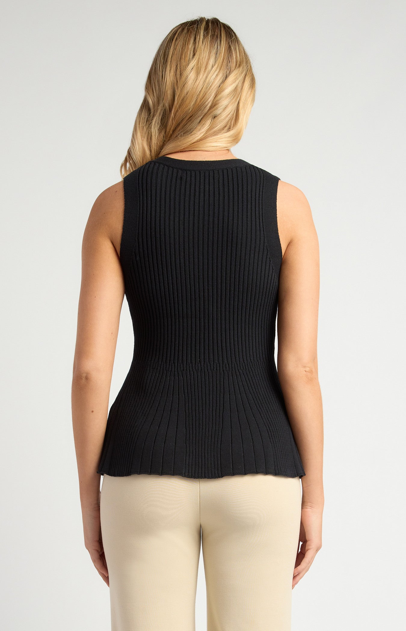 Sachi Knit Vest Black