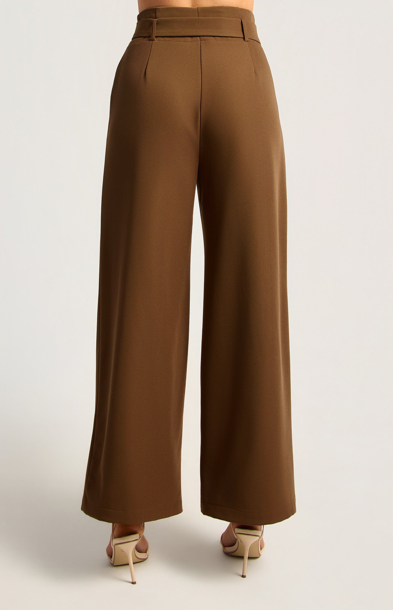 Pia Wide Leg Pants Chocolate