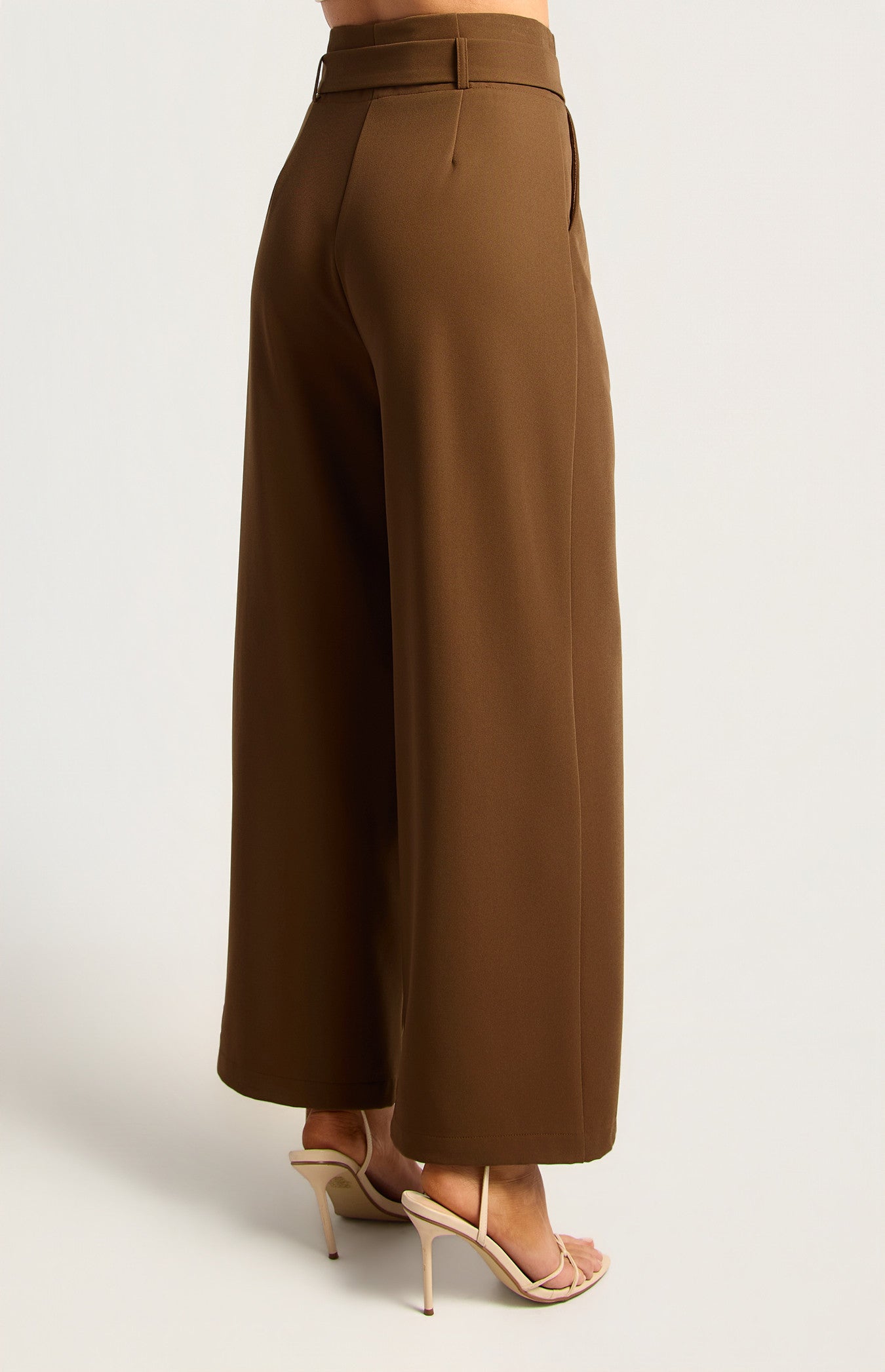 Pia Wide Leg Pants Chocolate