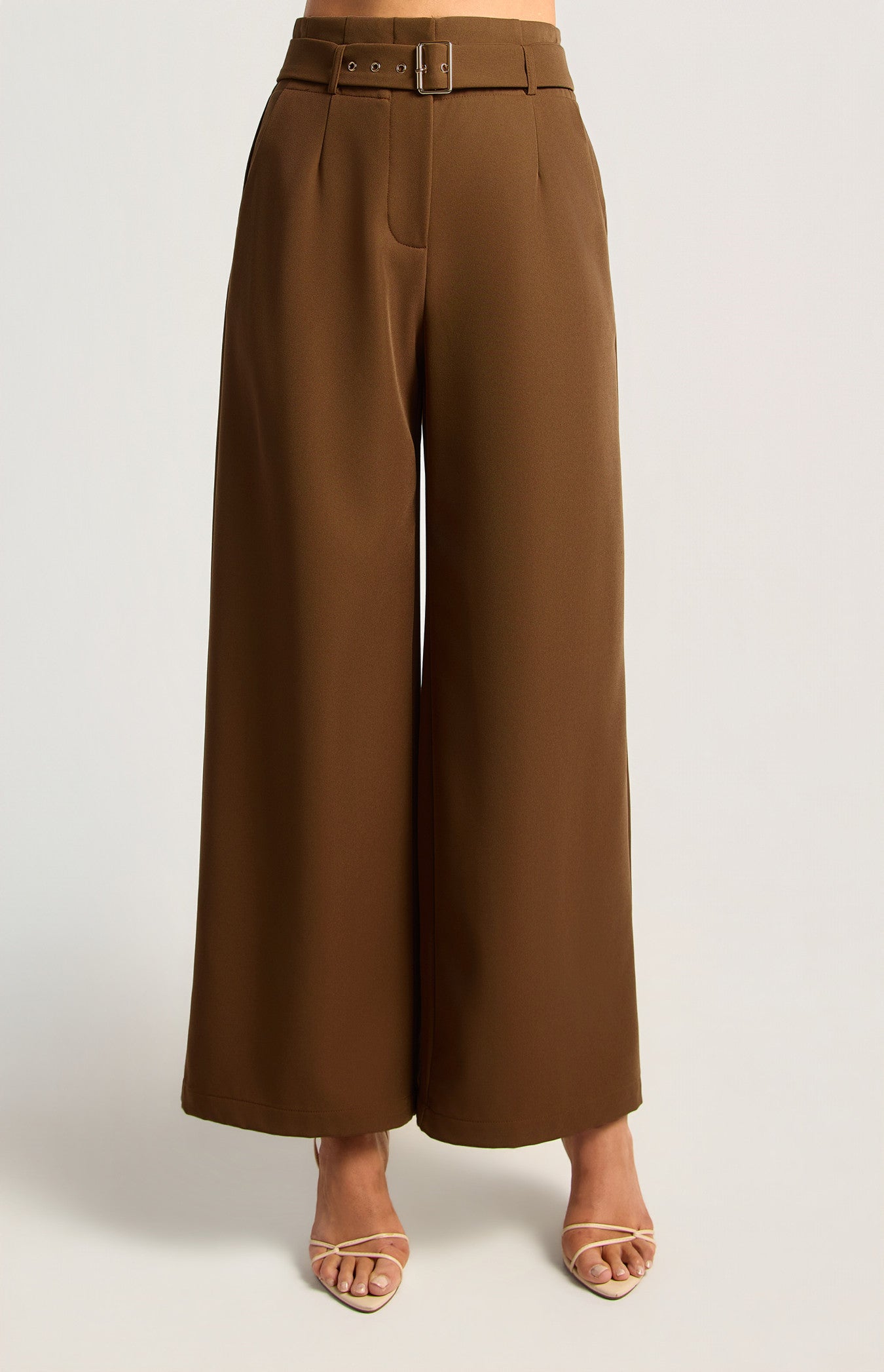 Pia Wide Leg Pants Chocolate