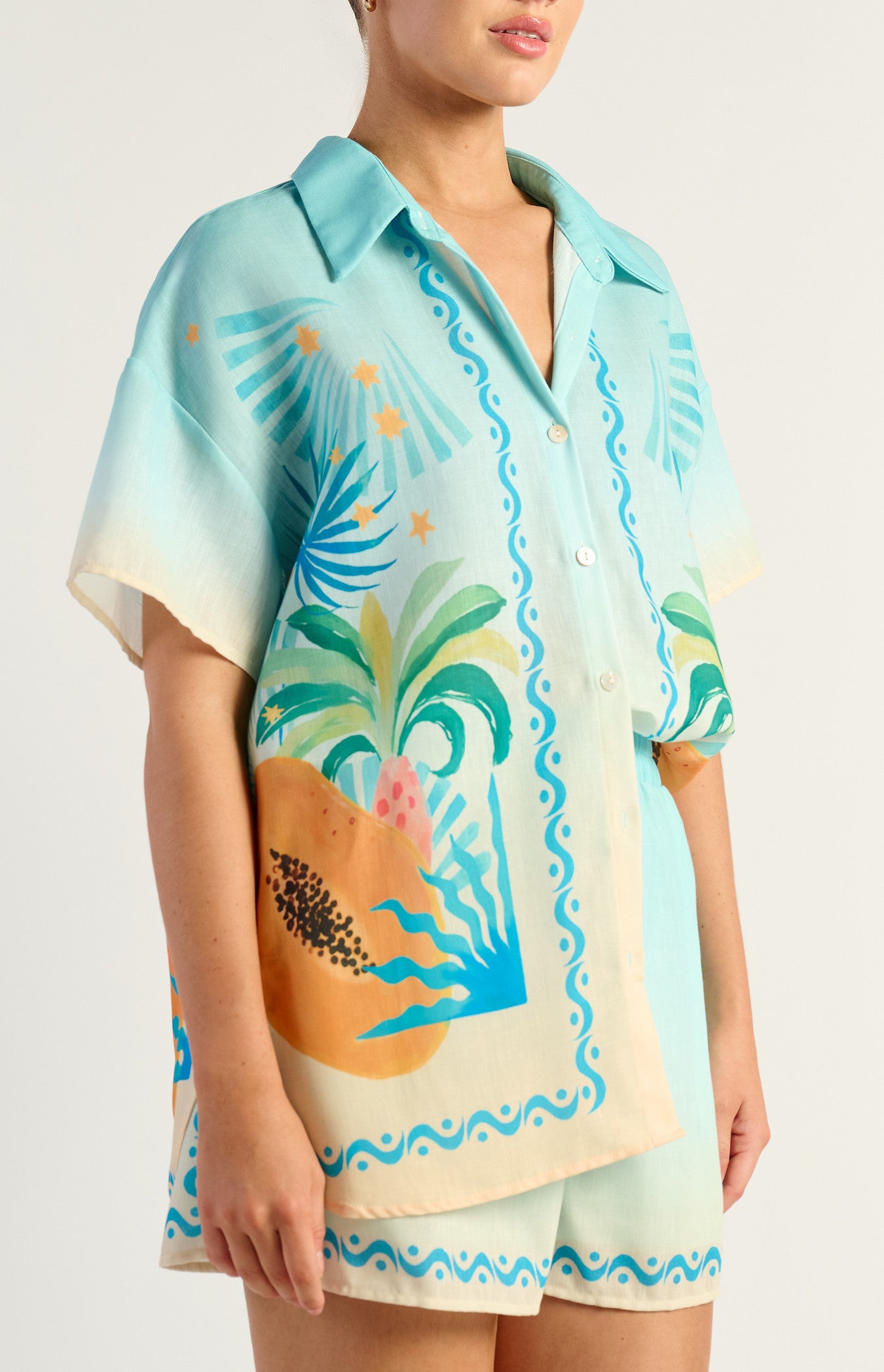 Tropics Placement Print 2 Pce Set