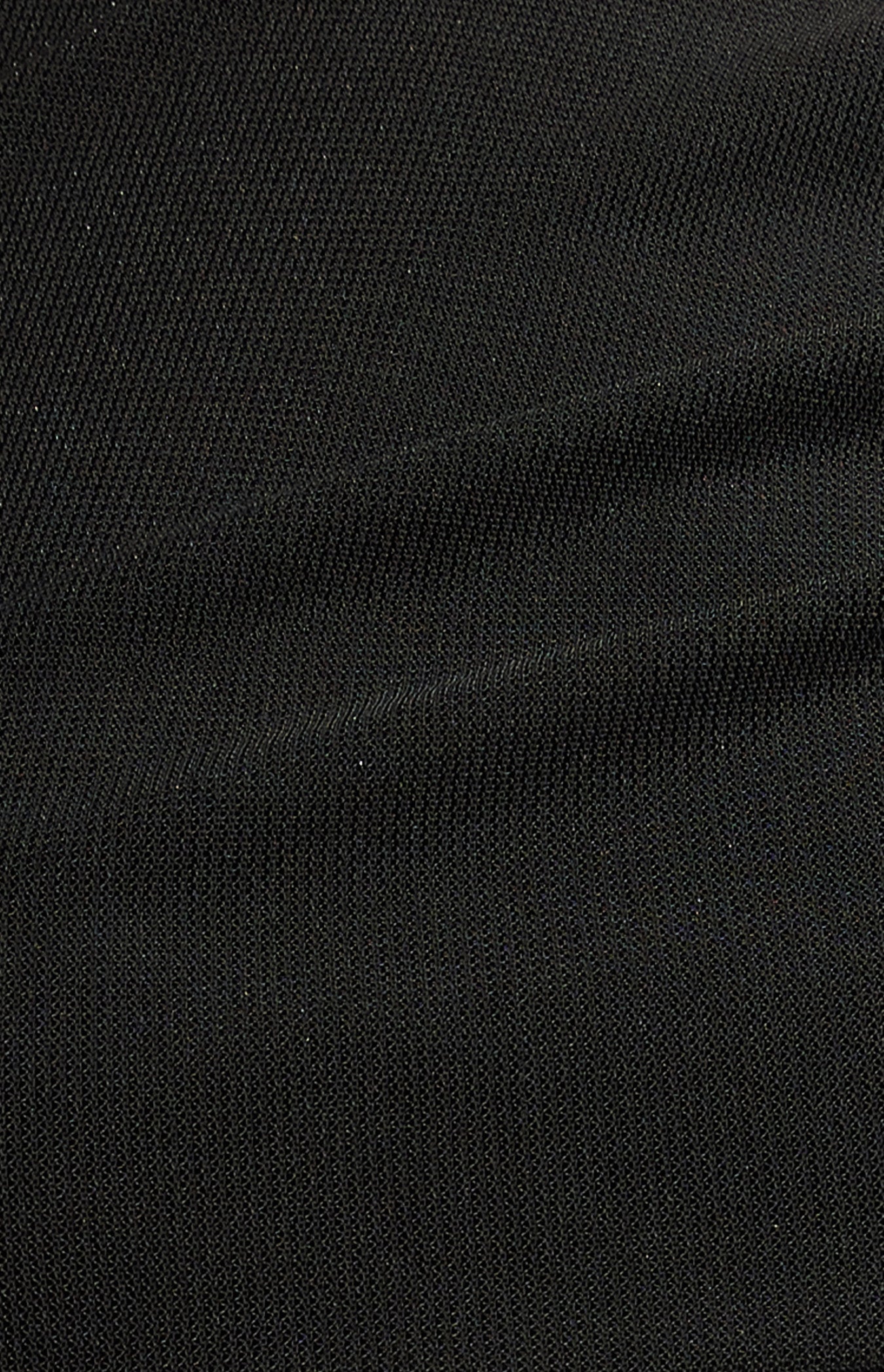 Draped Neckline Bodysuit Black