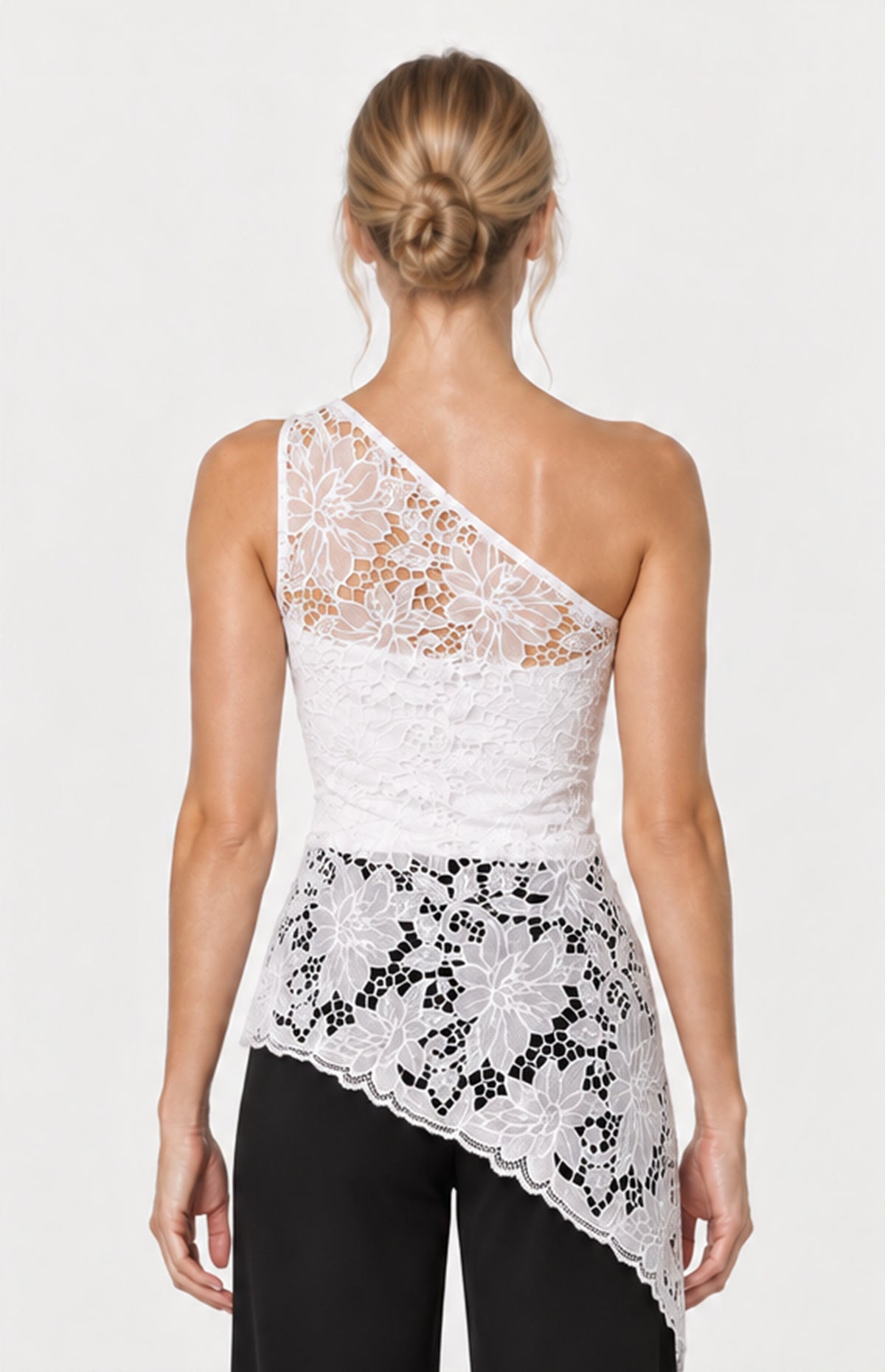 Blase Lace White Top